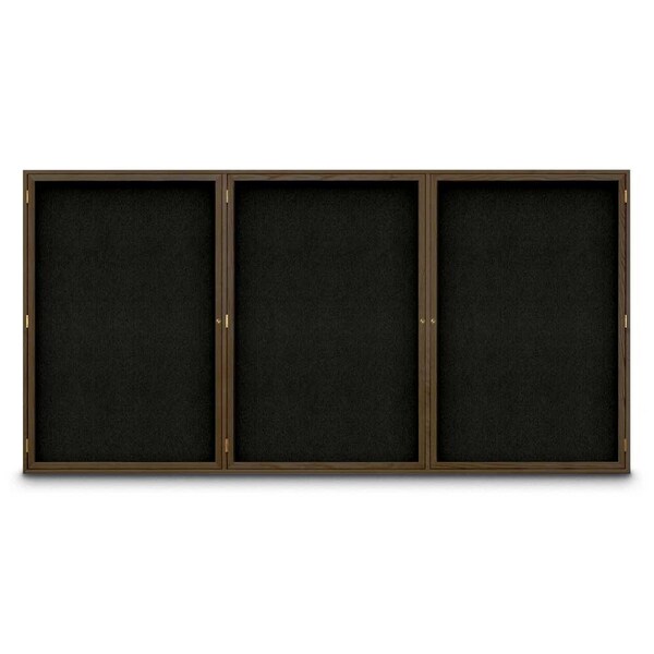 Sliding Door Indoor Enclosed Corkboard, 7